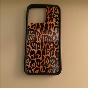 Wildflower Leopard Love iPhone 14 Pro Max case